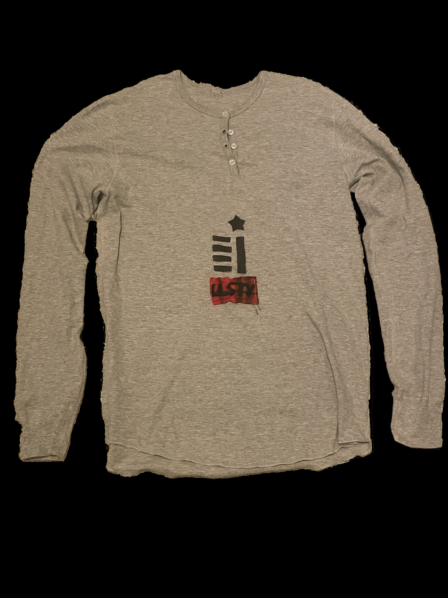 LONG SLEEVE BUTTON UP GREY